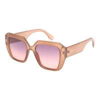 OC.CL.5307-9523 Oculos de Sol Feminino Chilli Beans Quadrado Bege -1-